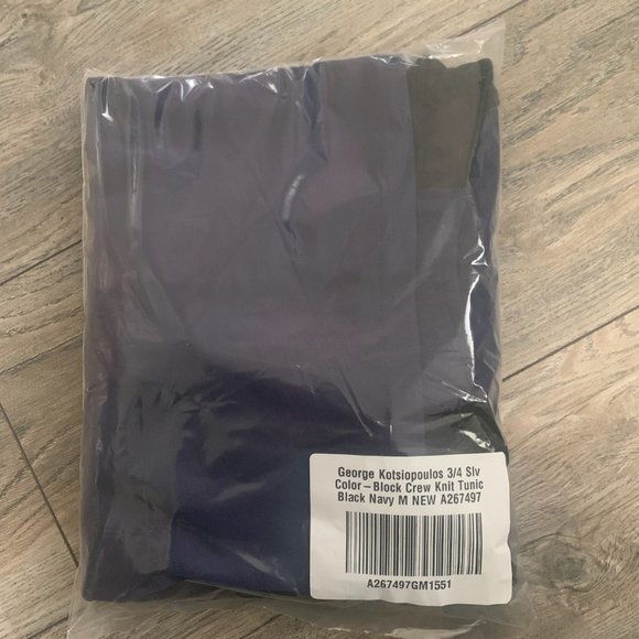 NWT GEORGE KOTSIOPOULOS COLOR BLOCK TUNIC MEDIUM - Picture 9 of 10